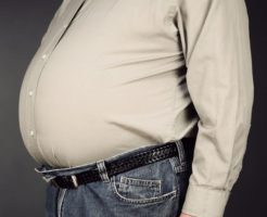 太った人と痩せた人のうつ病になりやすいリスクの差