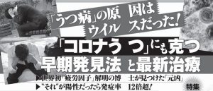 ウイルス感染による蛋白がうつ病の原因